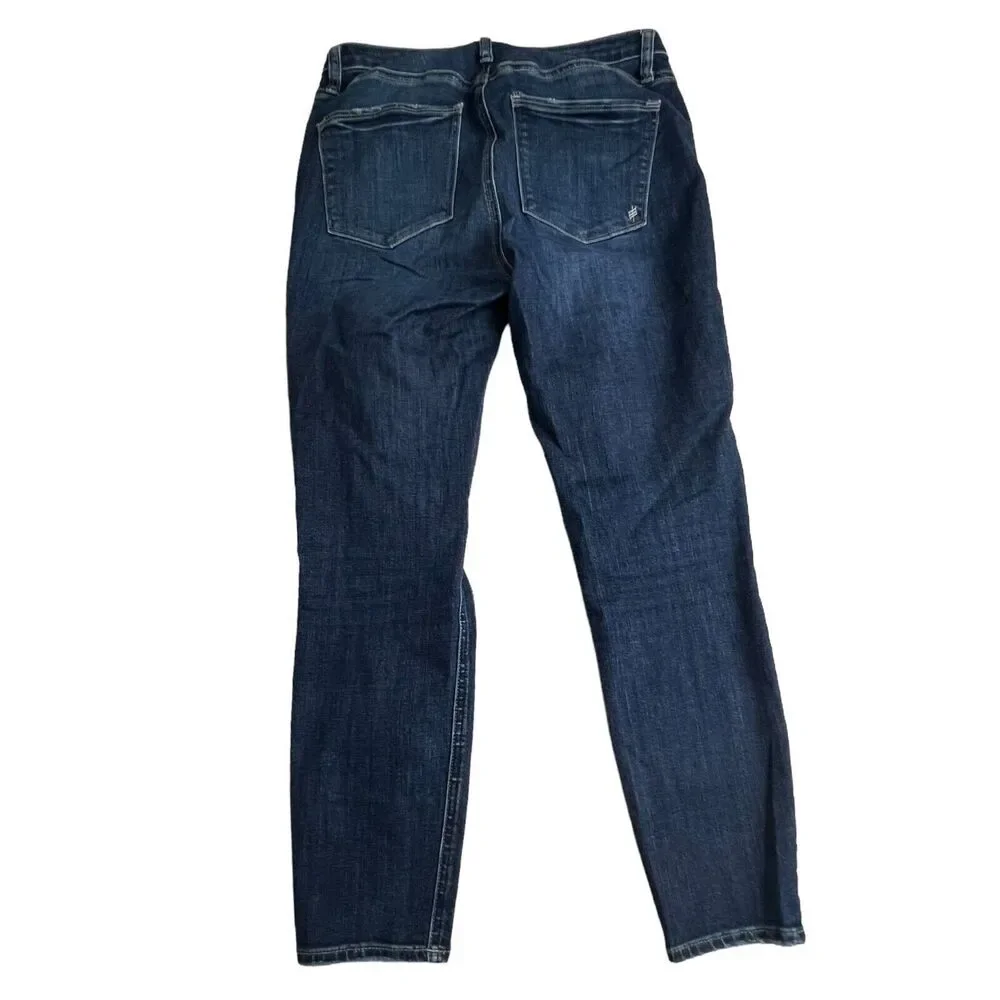 Silver Jeans‎ Co Womens Dark Wash High Note Skinny Jeans 28